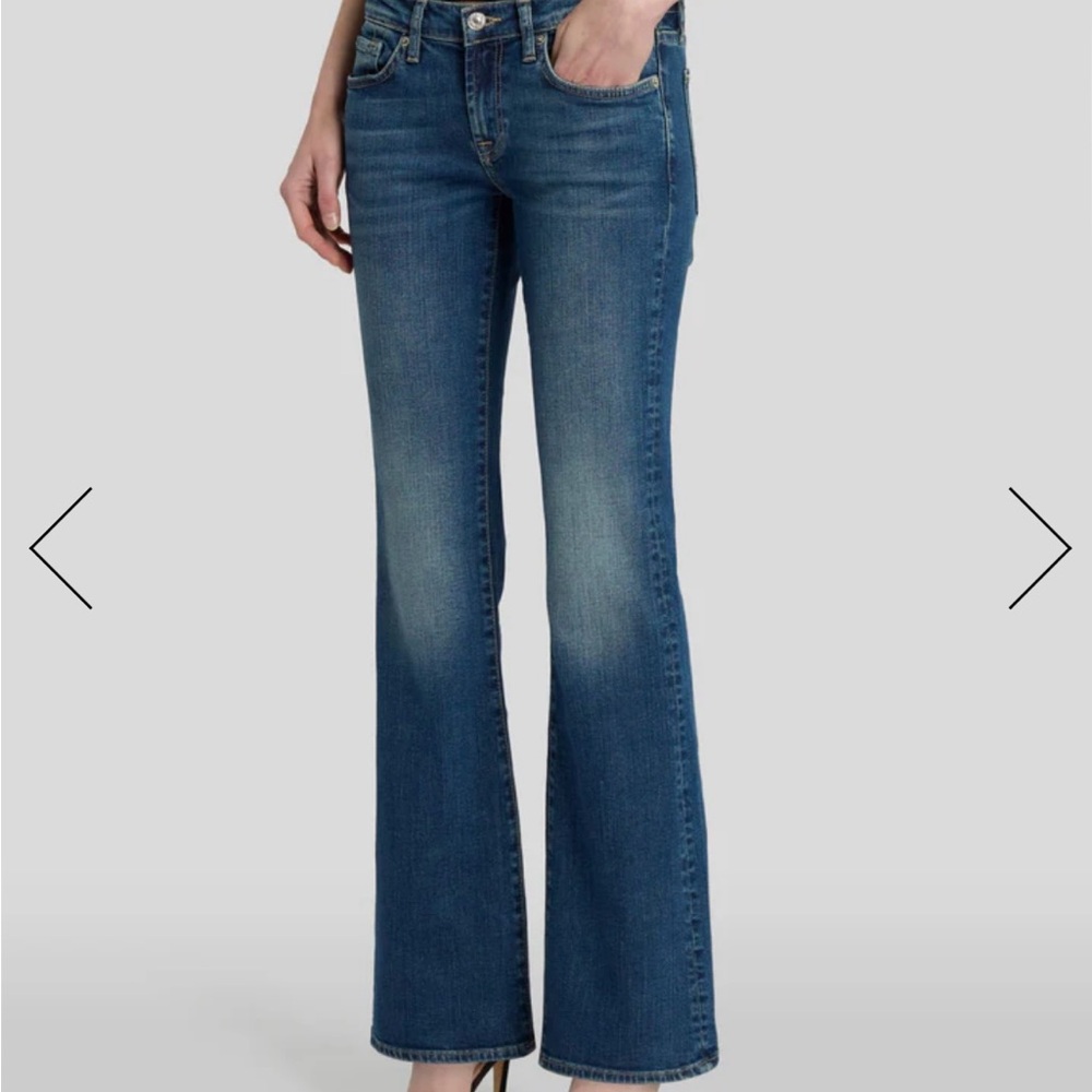 7 For All Mankind Blue Women Jeans - Picture 2 of 10